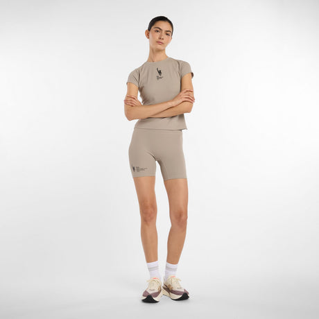 New Balance Women's NYC Marathon Ribbed Fitted T-Shirt-1