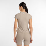 New Balance Women's NYC Marathon Ribbed Fitted T-Shirt-4