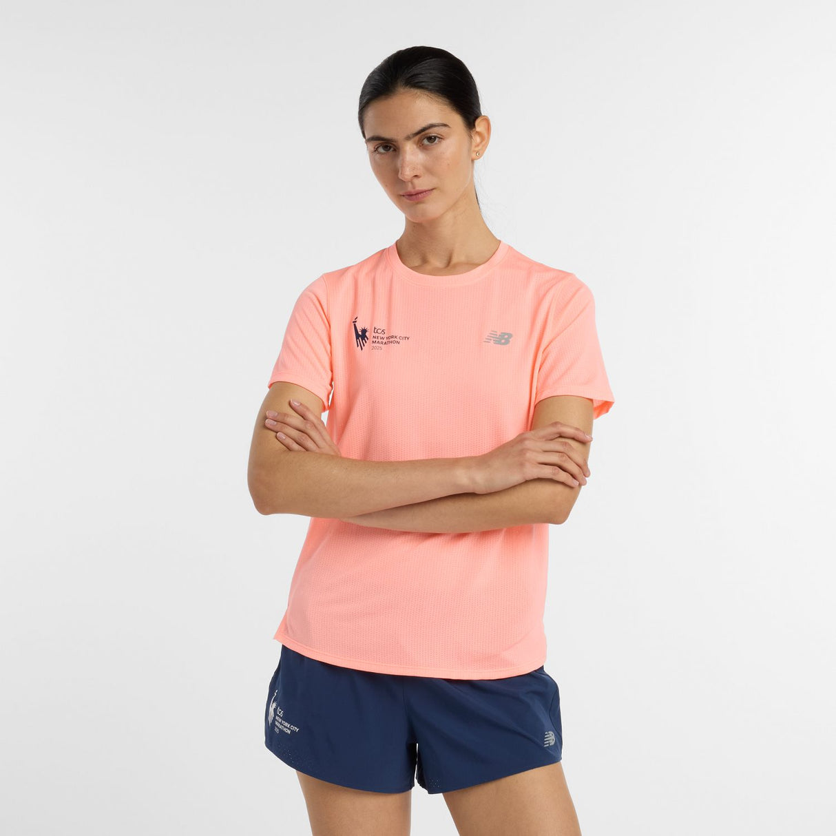 New Balance Women's NYC Marathon Athletics T-Shirt-2