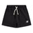 New Balance Girls' French Terry Small Logo Shorts-1