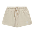 New Balance Girls' French Terry Small Logo Shorts-1