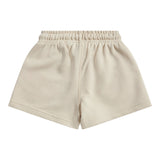 New Balance Girls' French Terry Small Logo Shorts-2