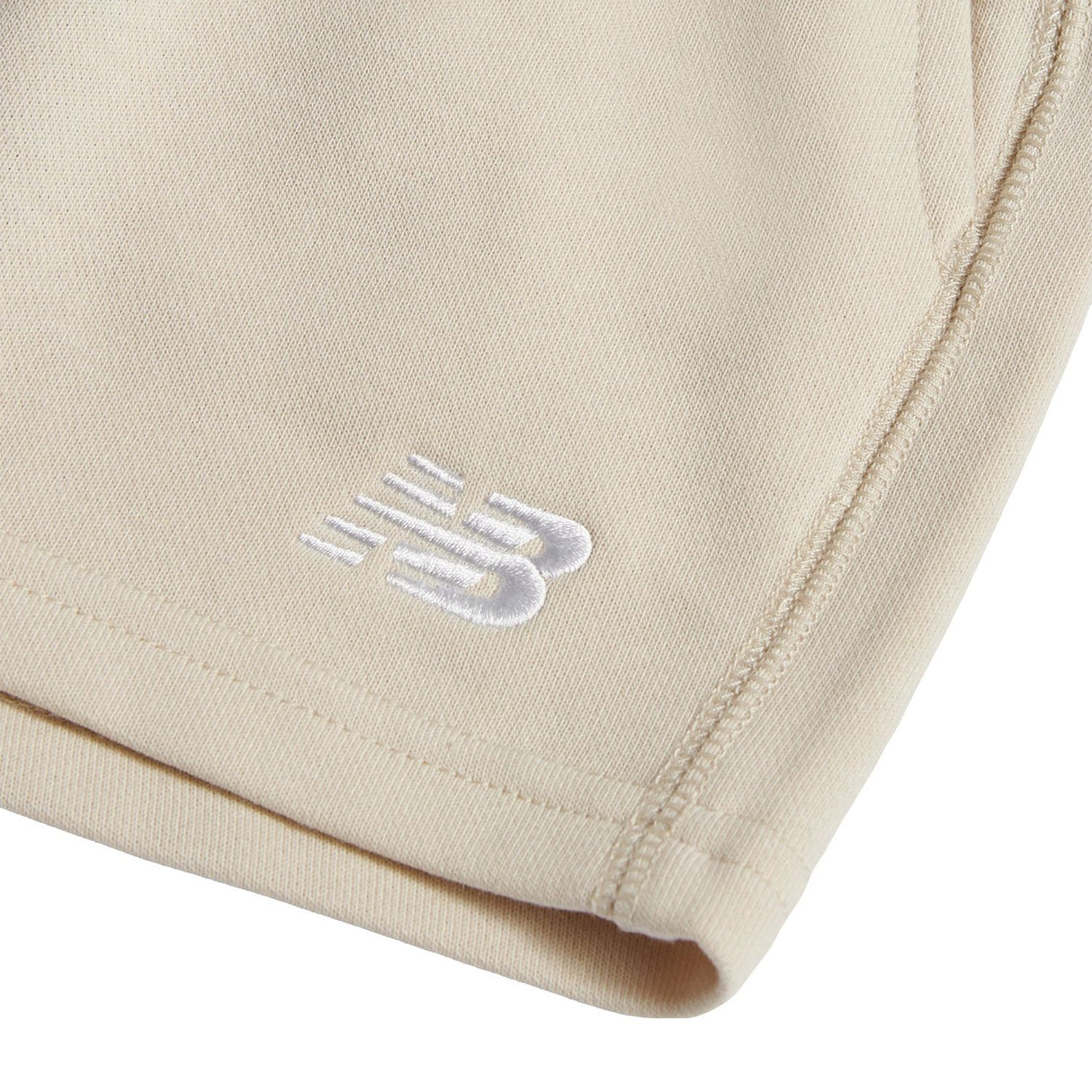 New Balance Girls' French Terry Small Logo Shorts-3