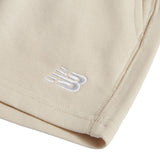 New Balance Girls' French Terry Small Logo Shorts-3