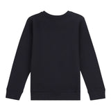 New Balance Boys' Brush Back Stacked Logo Crew-2