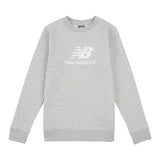 New Balance Boys' Brush Back Stacked Logo Crew-1