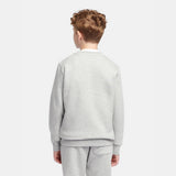New Balance Boys' Brush Back Stacked Logo Crew-7