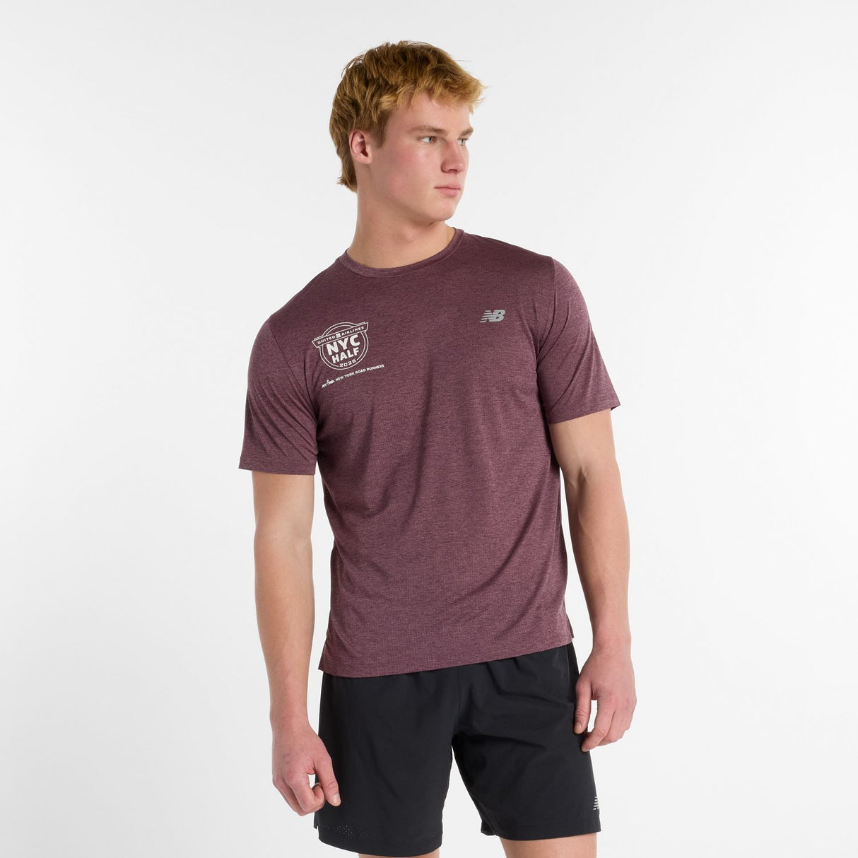 New Balance Men's United Airlines NYC Half Athletics T-Shirt-3