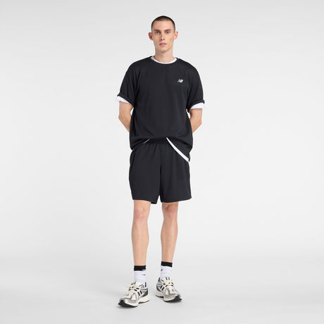 New Balance Men's Textured Check T-Shirt-1