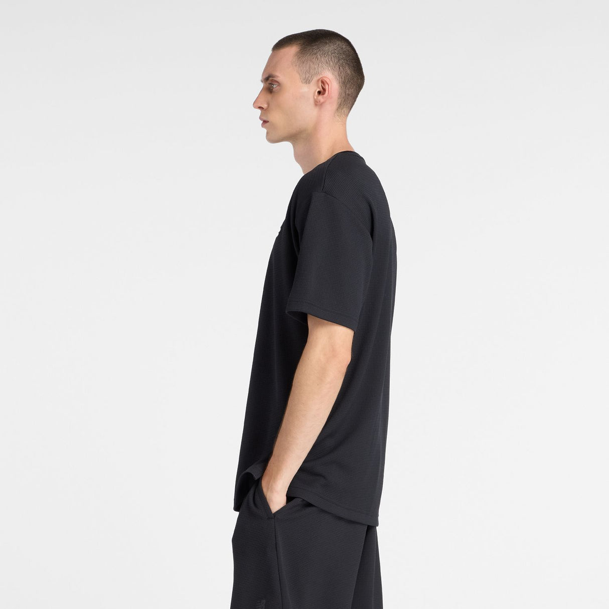 New Balance Men's Textured Check T-Shirt-3