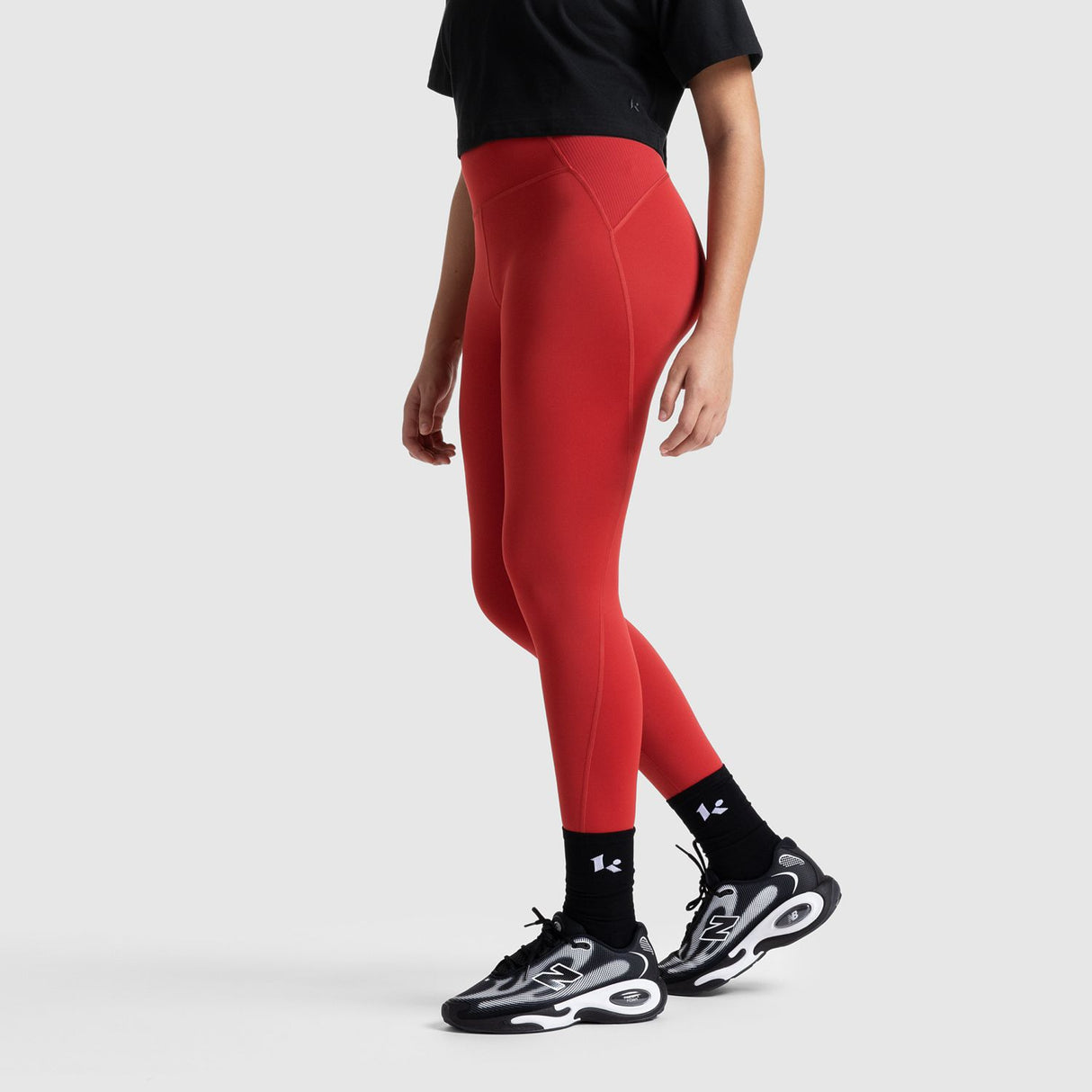 New Balance Women's Klutch Athletics Rib Leggings-2