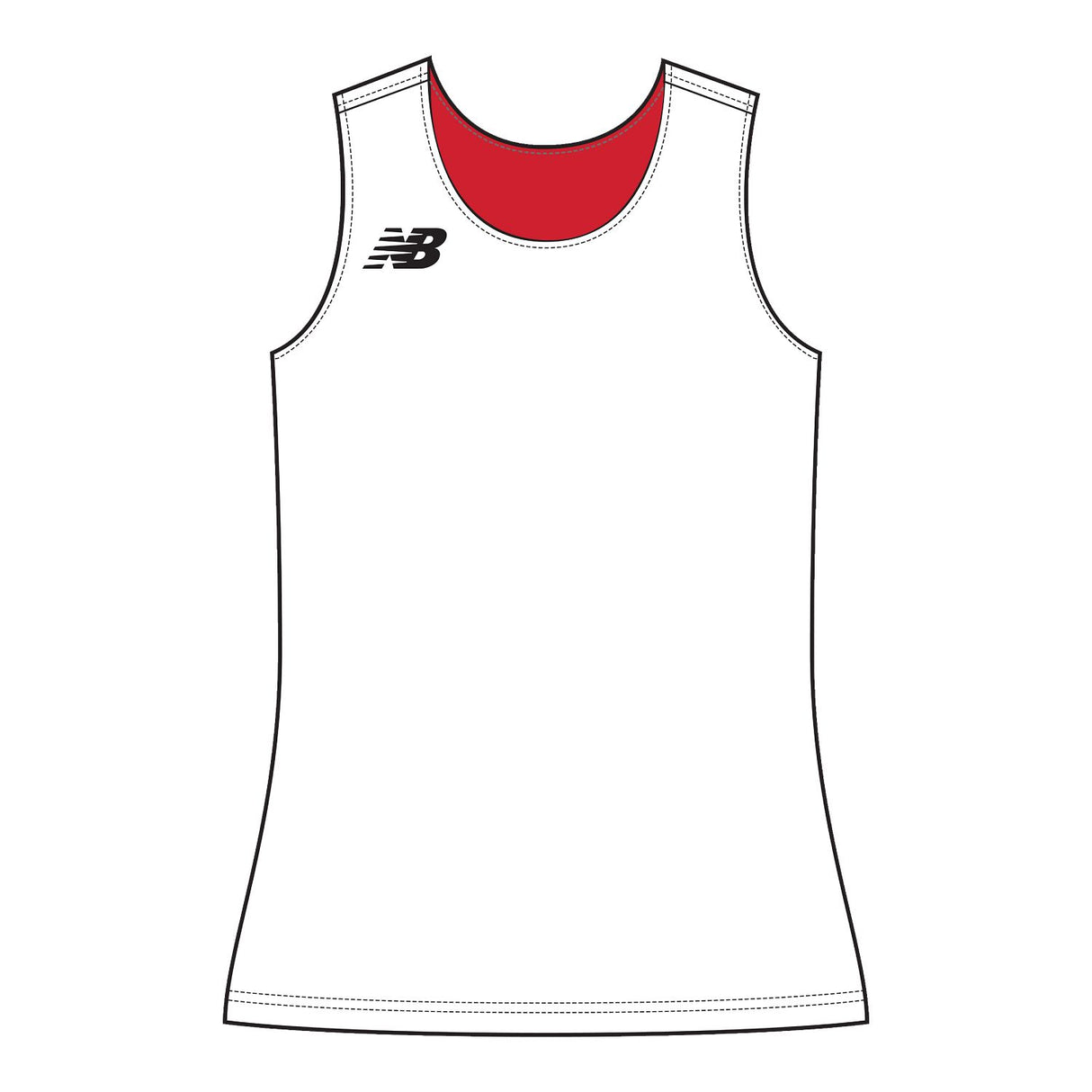 New Balance Women's Basic Stock Mesh Reversible Lacrosse Jersey-3