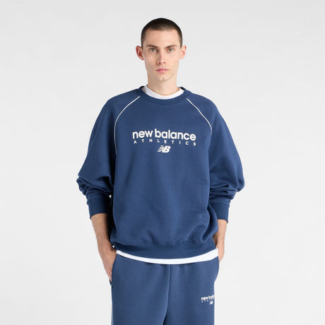 New Balance Men's Trackside Fleece Crew-1