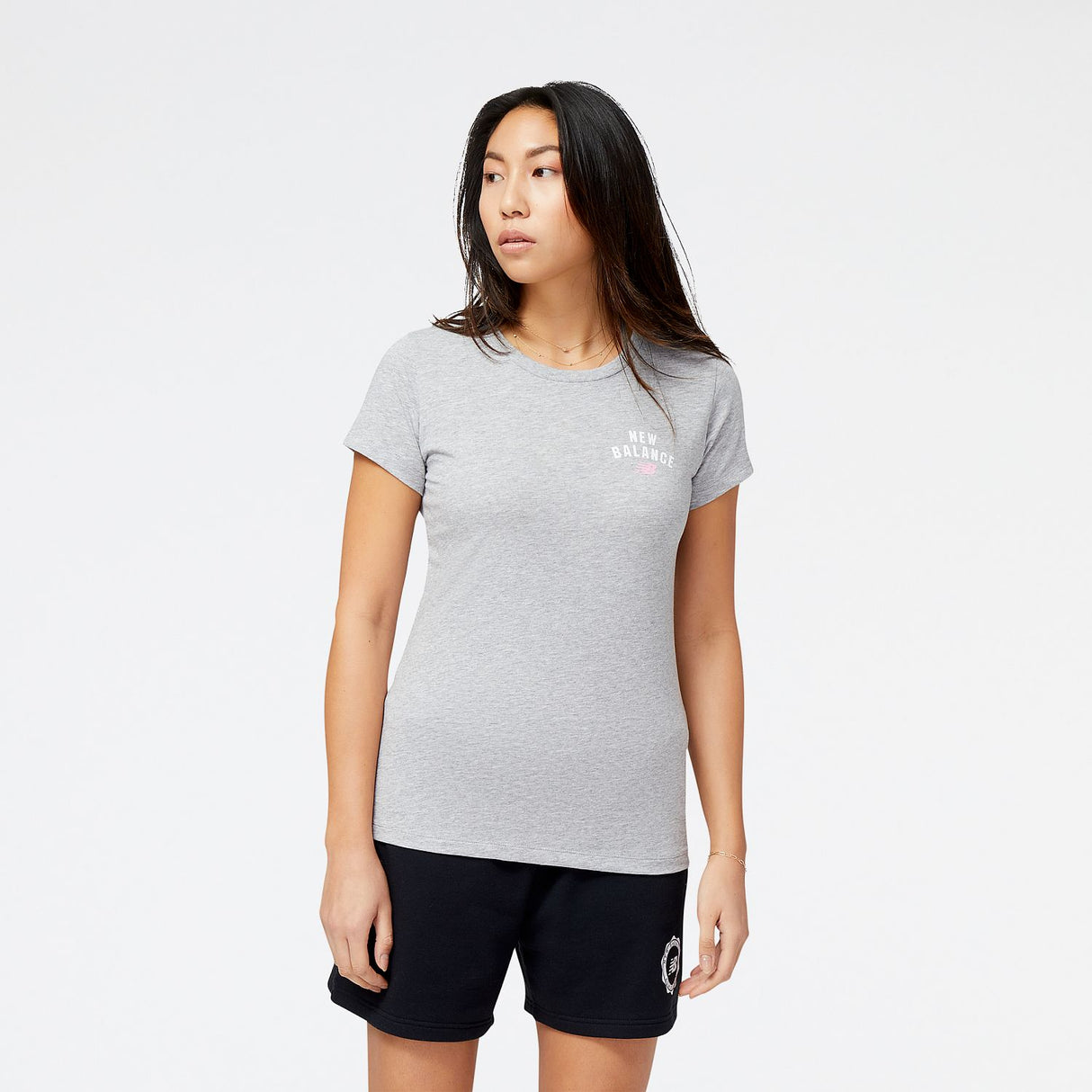 New Balance Women's Sport Core Arch Cotton Athletic T-Shirt-1