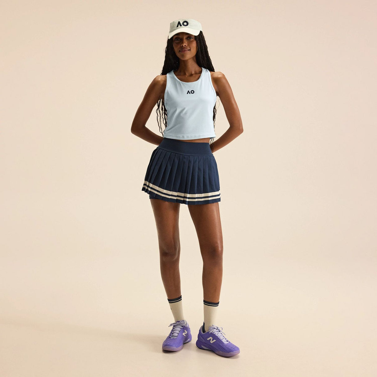 New Balance Women's Australian Open NB Harmony Fitted Tank-2