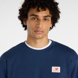 New Balance Men's Woven Label Crew-4
