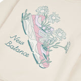 New Balance Girls' Flower Shoe Graphic Crew-4