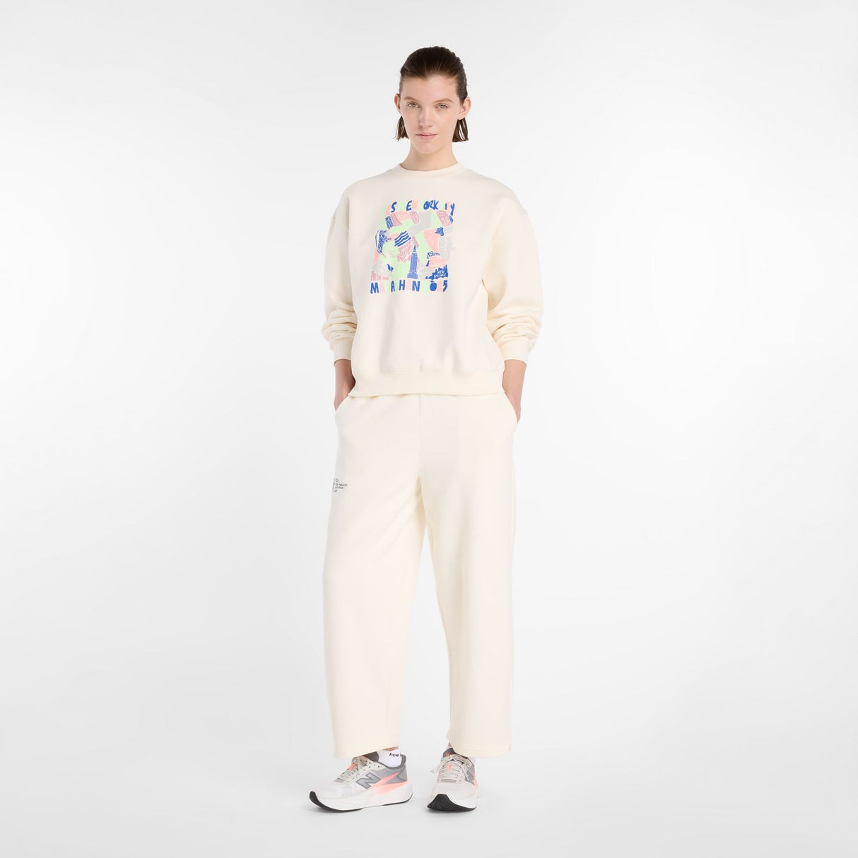 New Balance Women's NYC Marathon Fleece Crew-1