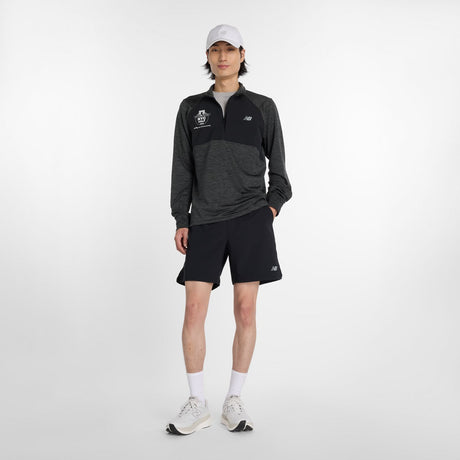 New Balance Men's United Airlines NYC Half Athletics Heat Grid 1/2 Zip-1