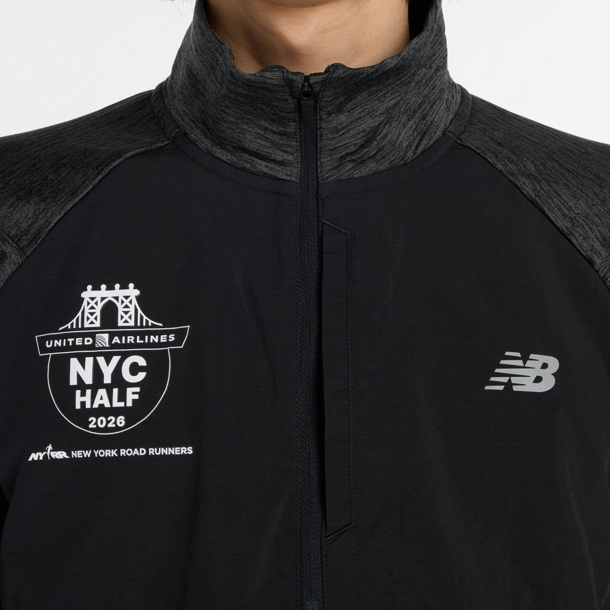 New Balance Men's United Airlines NYC Half Athletics Heat Grid 1/2 Zip-7
