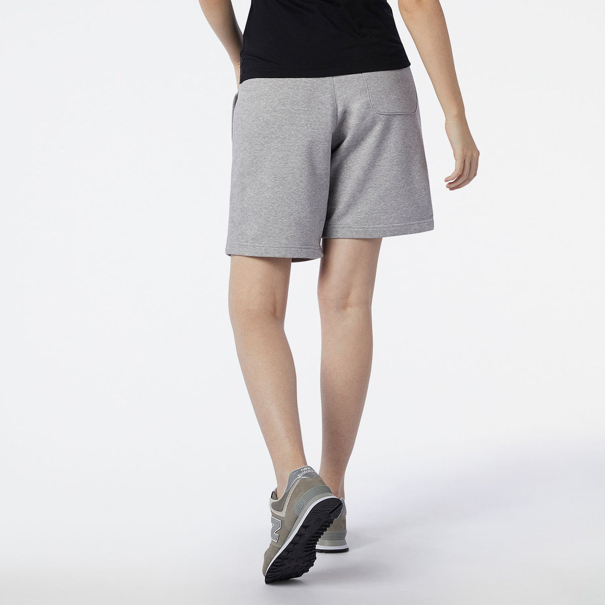 New Balance Men's Essentials Stacked Logo Shorts-8