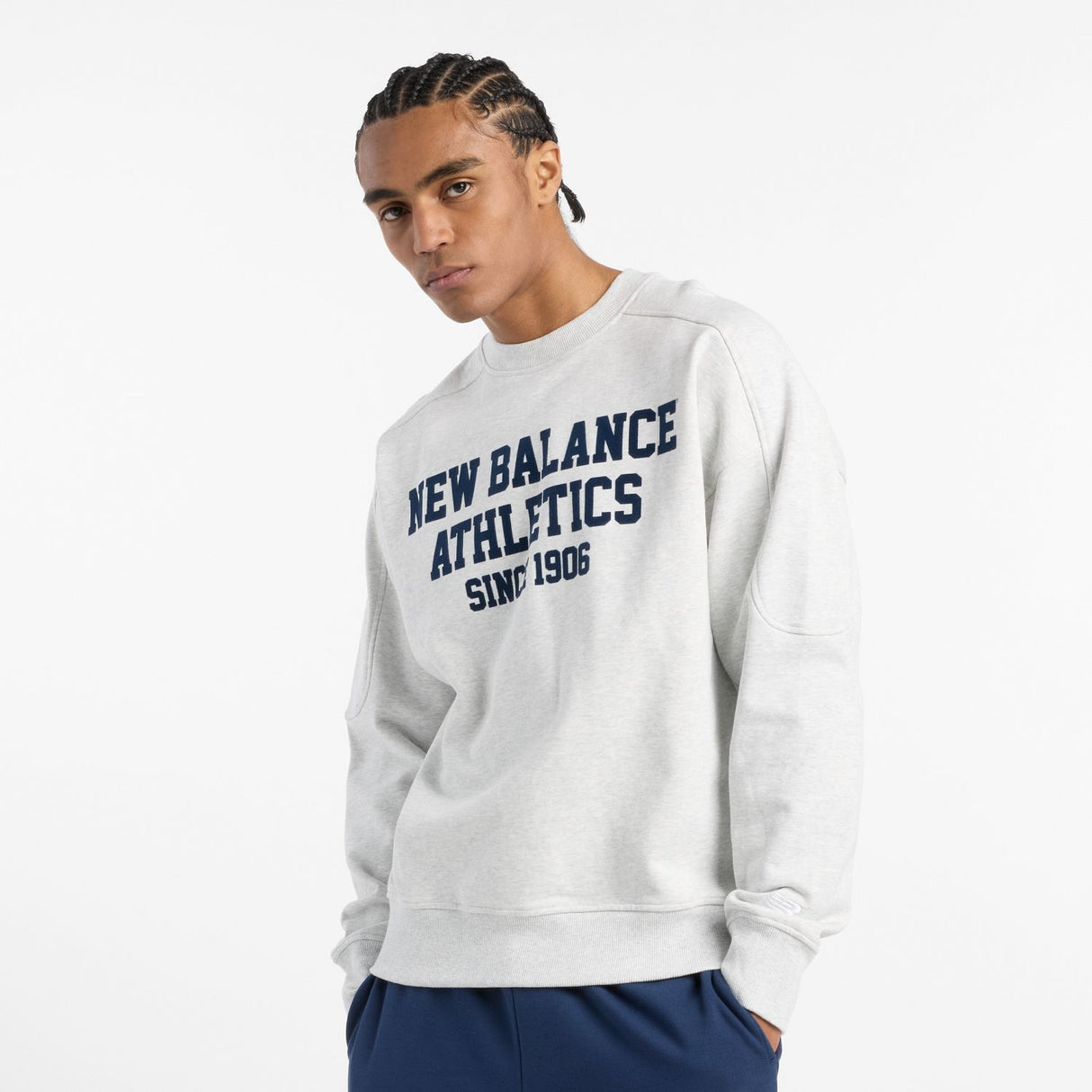 New Balance Men's Varsity French Terry Graphic Crew-3