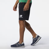 New Balance Men's Essentials Stacked Logo Shorts-4