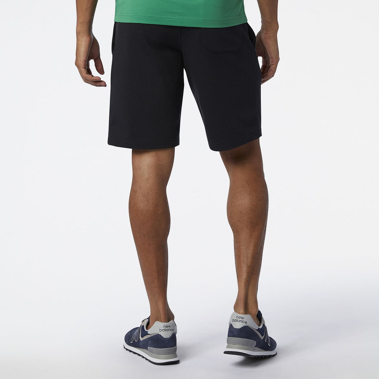 New Balance Men's Essentials Stacked Logo Shorts-5