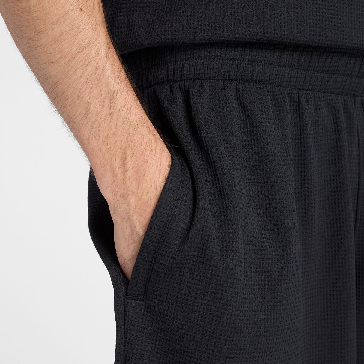 New Balance Men's Textured Check Shorts-5