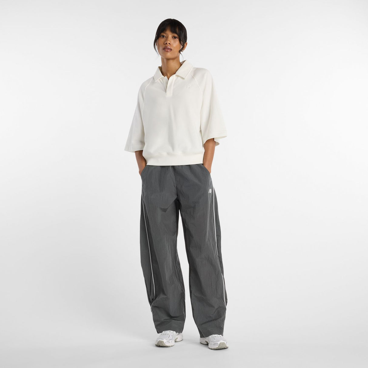 New Balance Women's Coastal Fleece Oversized Polo-7