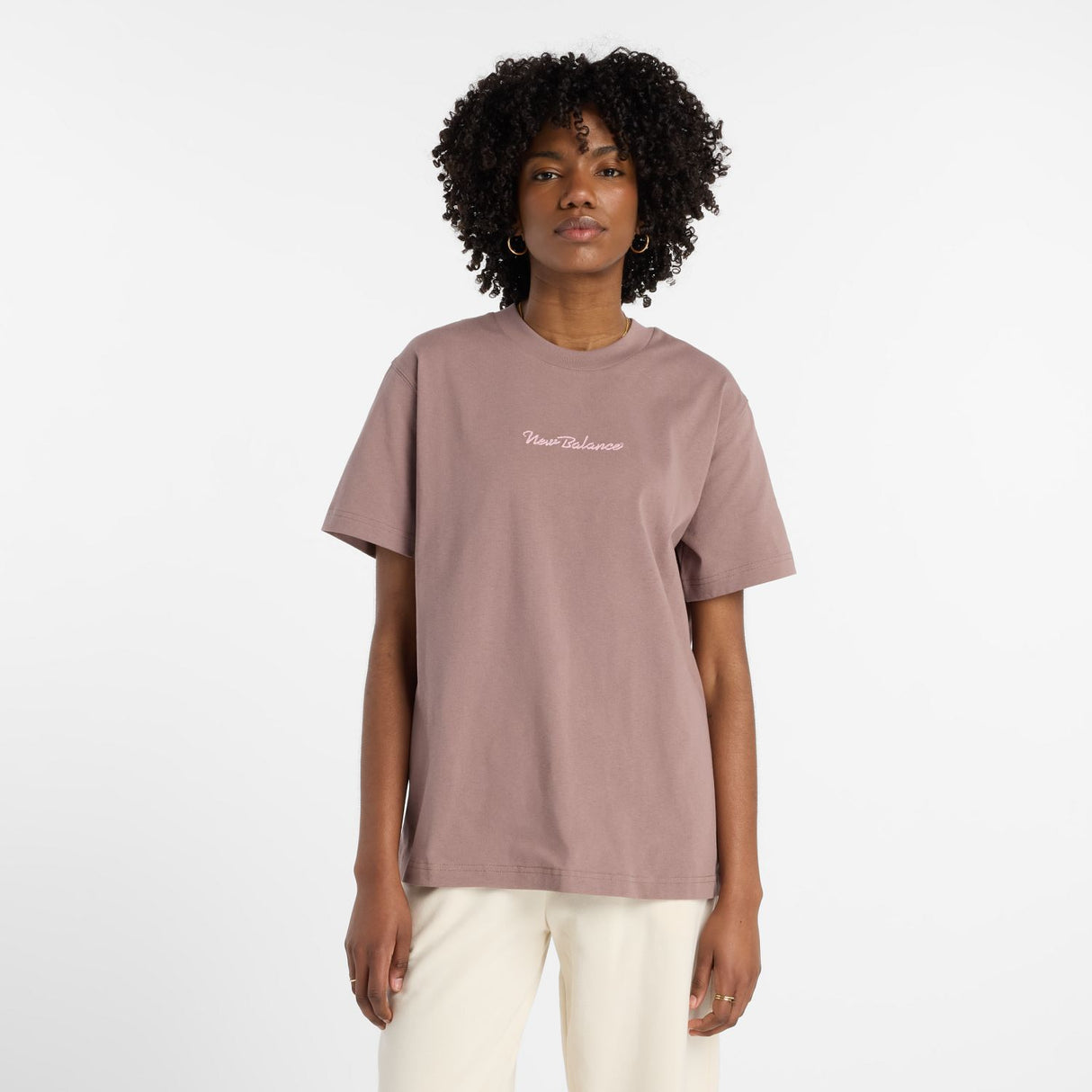 New Balance Women's Athletics Script T-Shirt-1