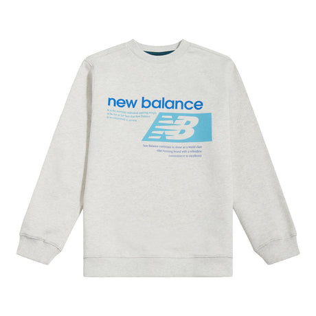 New Balance Boys' Athletics Relaxed Player Graphic French Terry Crew-1