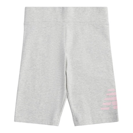 New Balance Girls' Stacked Logo Cycle Shorts-1