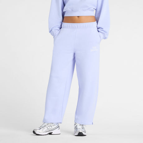 New Balance Women's Trackside Fleece Barrel Pants-1