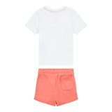 New Balance Girls' T-Shirt And French Terry Shorts Set-2