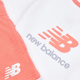 New Balance Girls' T-Shirt And French Terry Shorts Set-3