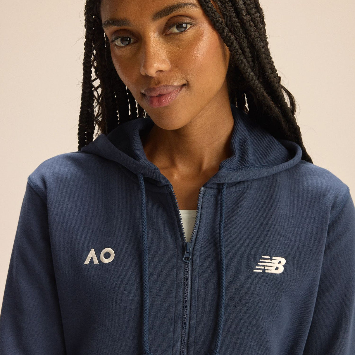 New Balance Women's Australian Open Coastal Fleece Full Zip-7