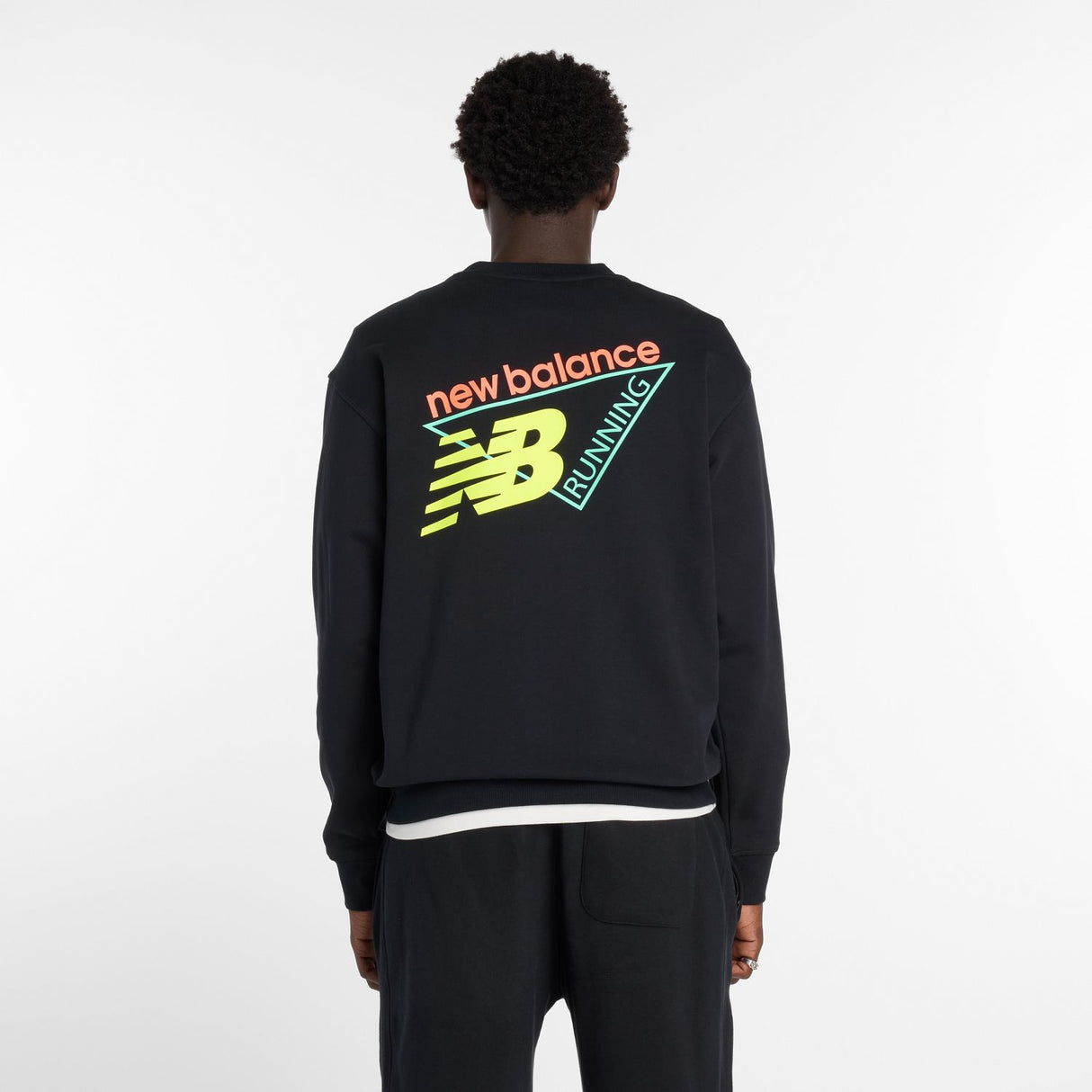 New Balance Men's Classic Tri-Logo French Terry Crew-4