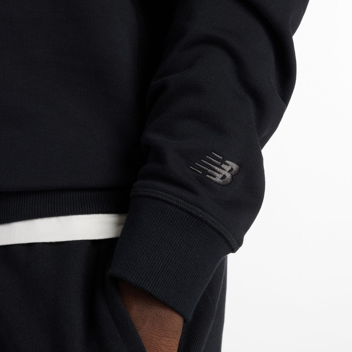 New Balance Men's Classic Tri-Logo French Terry Crew-7