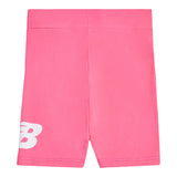 New Balance Girls' Stacked Logo Cycle Shorts-2