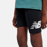 New Balance Girls' Stacked Logo Cycle Shorts-9