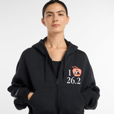 New Balance Women's NYC Marathon Fleece Full Zip-5
