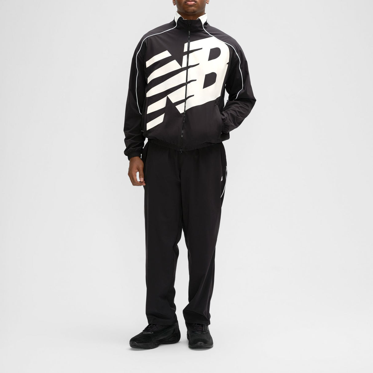 New Balance Men's Basketball Oversized Print Woven Jacket-2