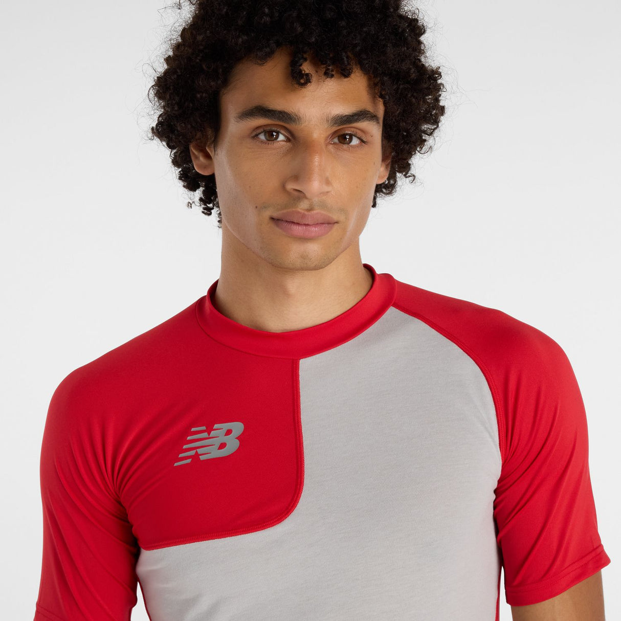 New Balance Men's Asym Short Sleeve Top Right-4