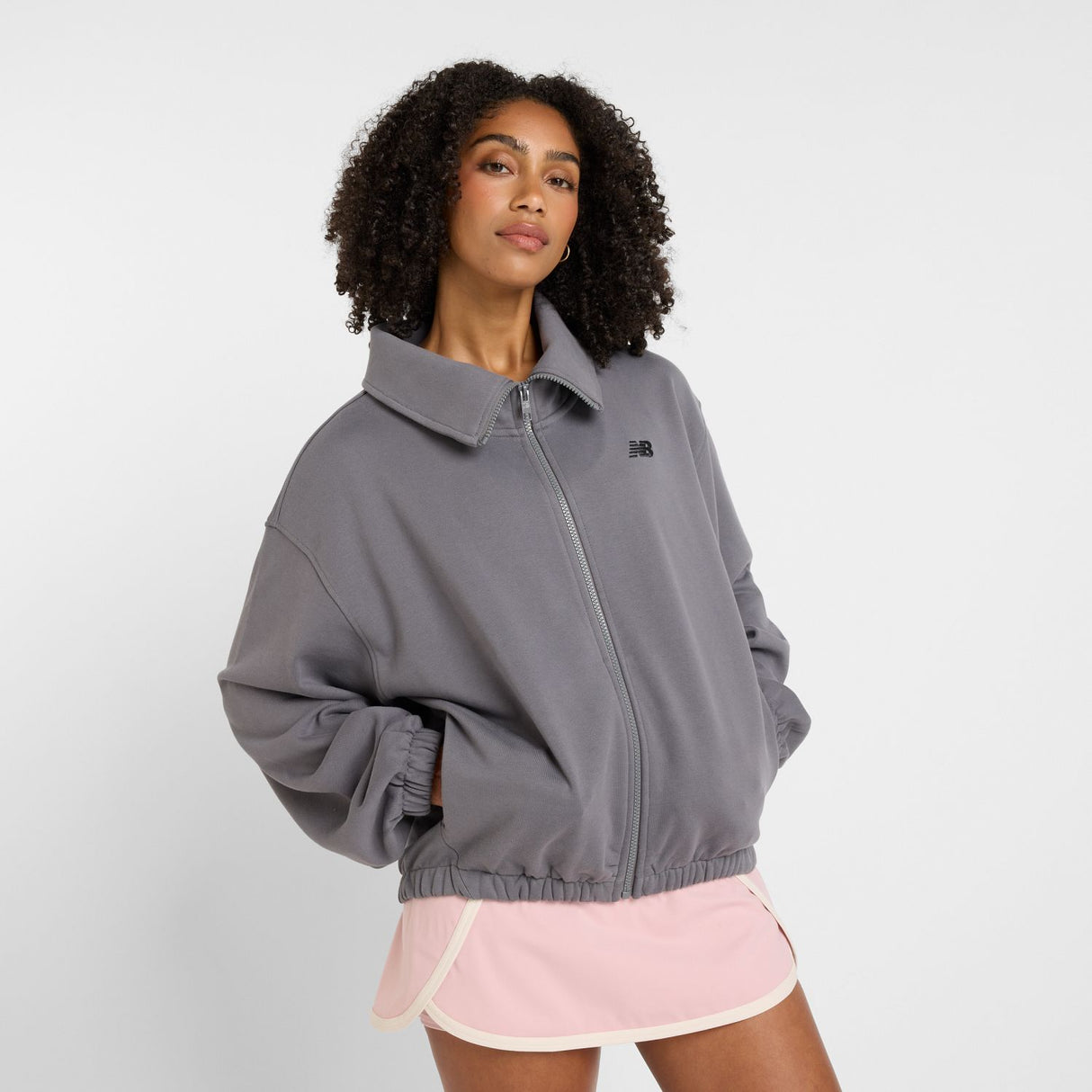 New Balance Women's French Terry Full-Zip-2