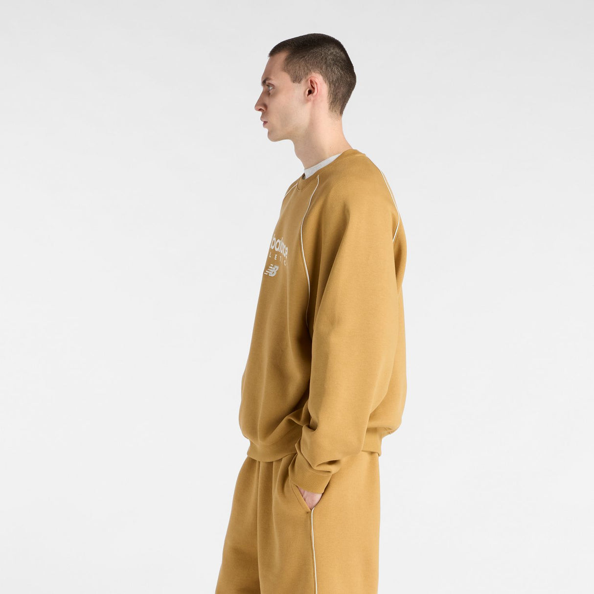 New Balance Men's Trackside Fleece Crew-3