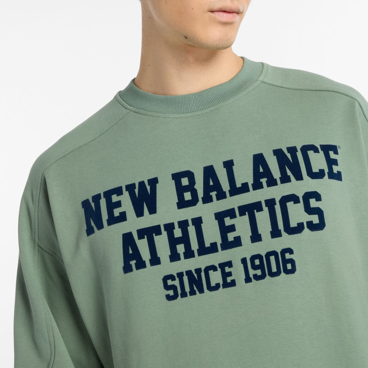New Balance Men's Varsity French Terry Graphic Crew-4