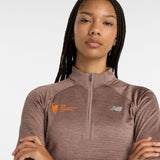 New Balance Women's NYC Marathon Athletics Heat Grid 1/2 Zip-5
