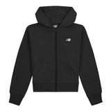 New Balance Girls' BB Small Logo Full Zip Hoodie-1