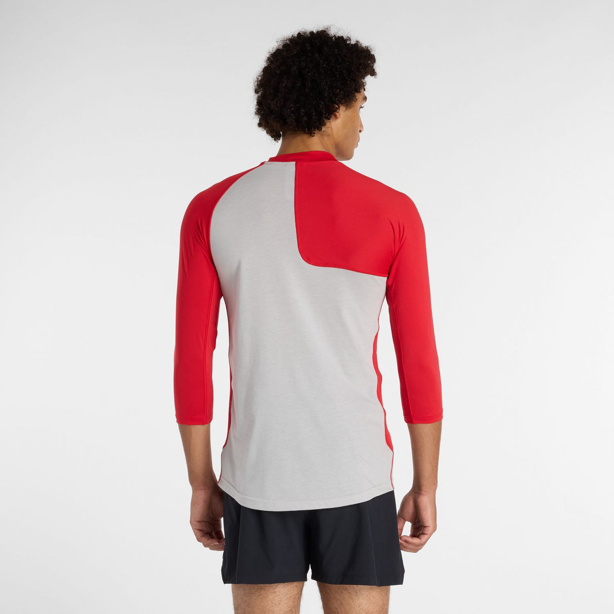 New Balance Men's Asym Long Sleeve Top Right-3